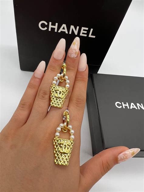 custom chanel earrings|chanel earrings official site.